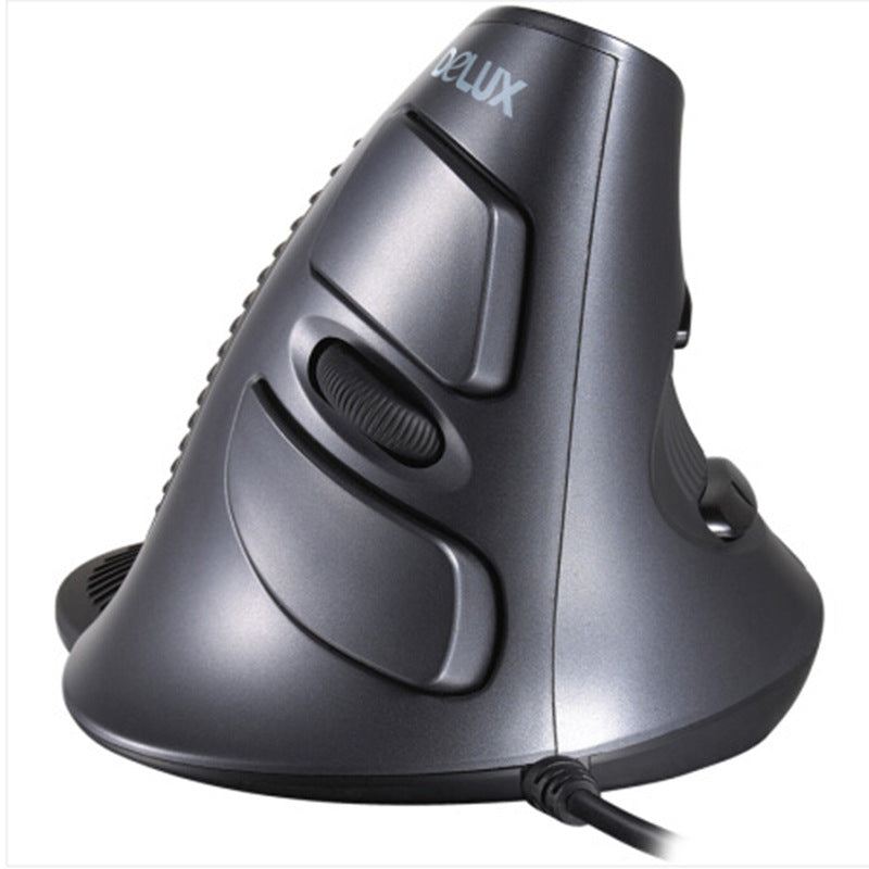 M618 Wired Vertical Mouse with Side Press Buttons