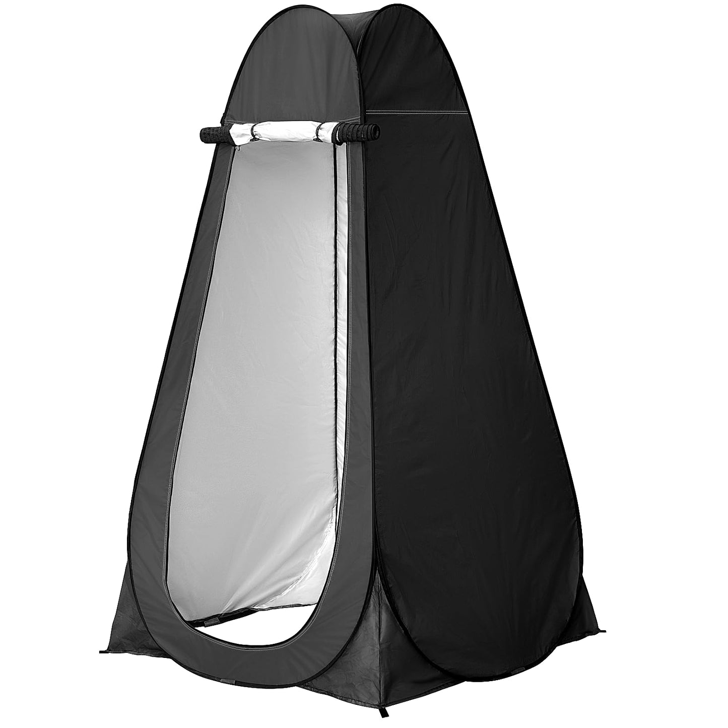 JEAWIWI Camping Shower Tent Outdoor Pop Up Changing Tent Portable Bathroom Toilet Tent Privacy Tent with Portable Bag for Camping Beach Hiking Travelling Black