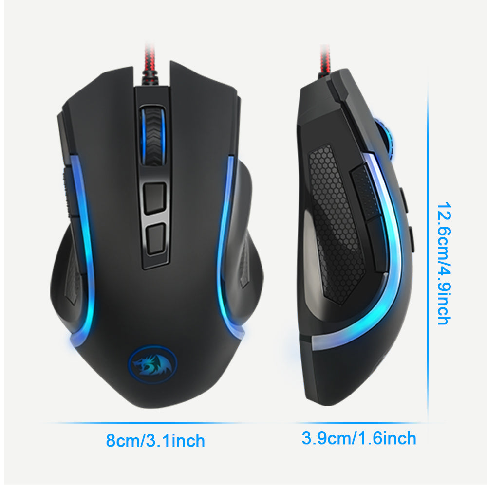 Redragon M607 Custom Macro Wired Gaming Mouse
