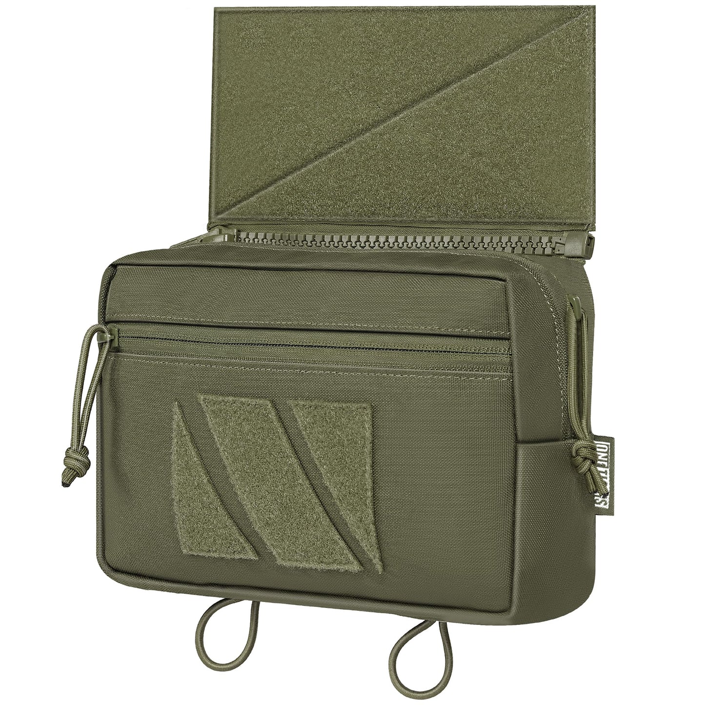 OneTigris Tactical Drop Pouch Dangler Pouch PLUS1S Admin Pouch Tactical Tool Pouch with Hook and Loop Panel for Tactical Vest Chest Rig Plate Carrier Tactical Gear
