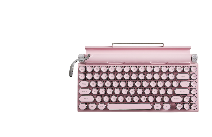 Retro Typewriter Mechanical Keyboard (Wired/Wireless)