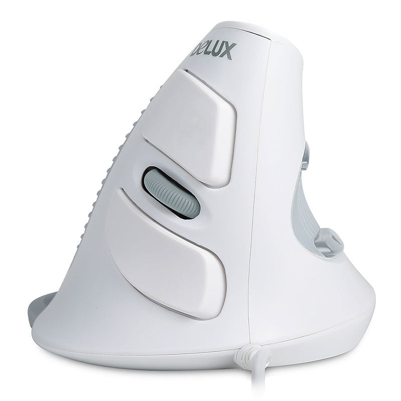 M618 Wired Vertical Mouse with Side Press Buttons