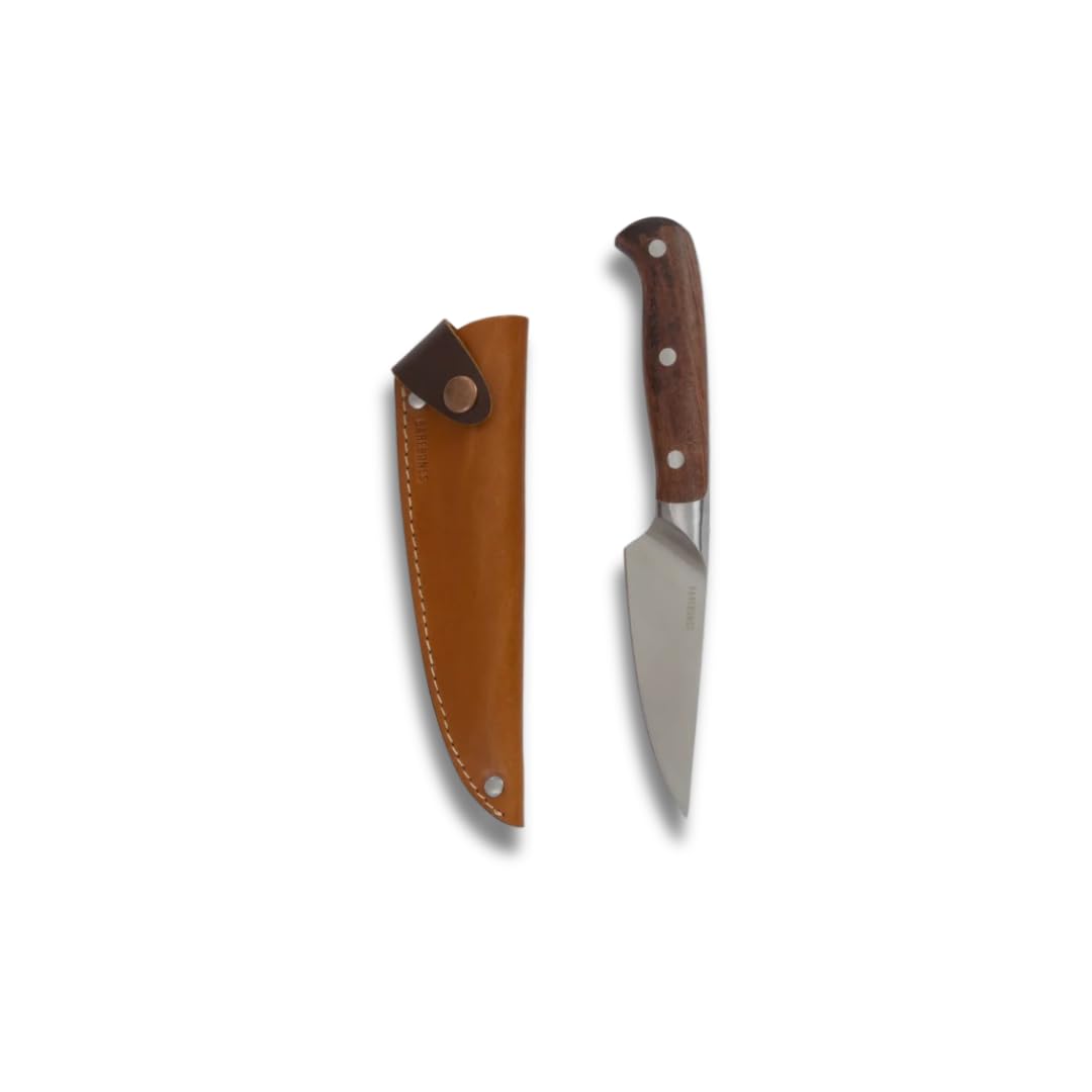 Barebones Wilderness Paring Knife - 4-Inch Chef Knife - Small Knife for Mincing and Dicing - Fruit and Vegetable Knife - Camping Knife and Everyday Kitchen Essentials
